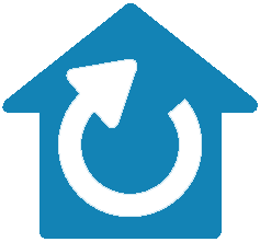 Remortgaging a house icon